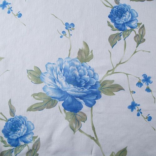 Тюль лен h-280 см 05-01-10474 белый принтованный