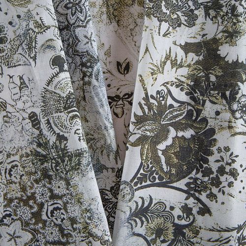 Хлопок 063-16109 белый принтованный