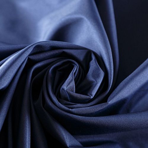 Ткань плащевая 042-06781 синий однотонный