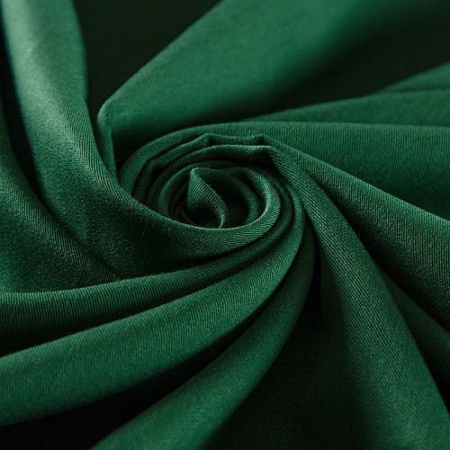 Твил-штапель 069-13118 изумрудно-зеленый однотонный