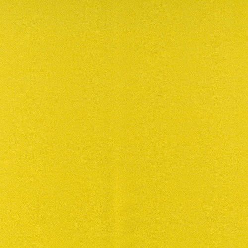 Крепдешин синтетический К22-738 желтый однотонный
