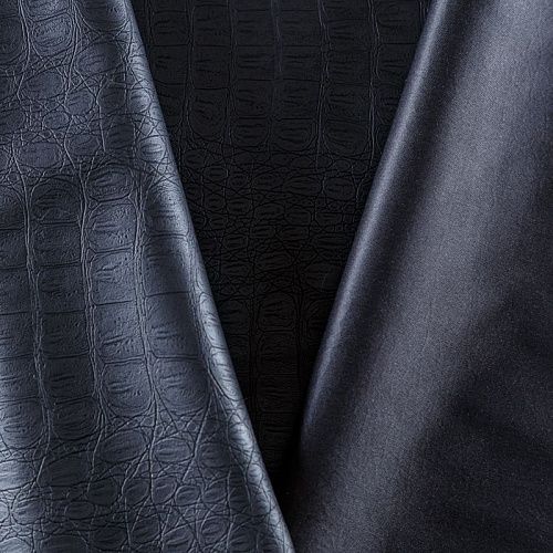 Экокожа стрейч 070-06760 черный однотонный