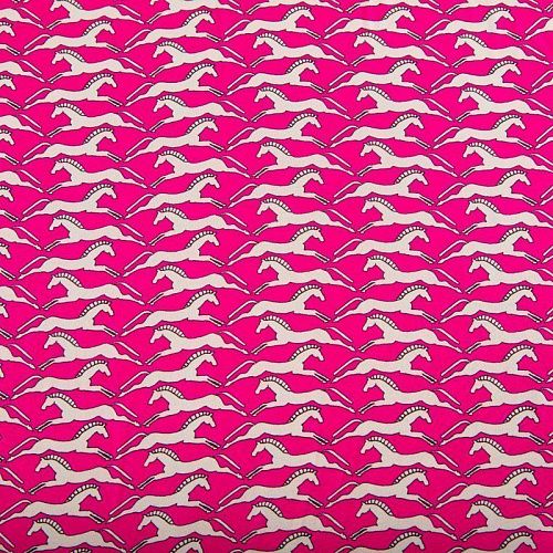 Вискоза 009-20096 розовый принтованный