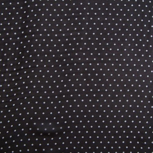 Шифон 068-16538 черный принтованный