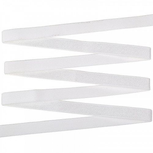 Резинка TBY 10 мм бельевая для бретелей RBB05101 белый