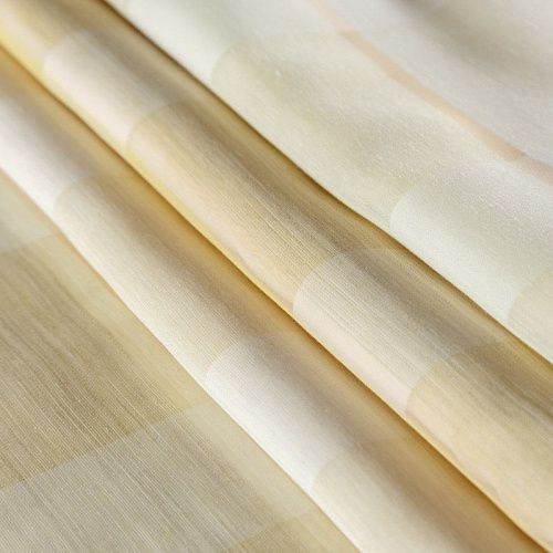 Тюль лен Т380-01-49 молочно-желтый