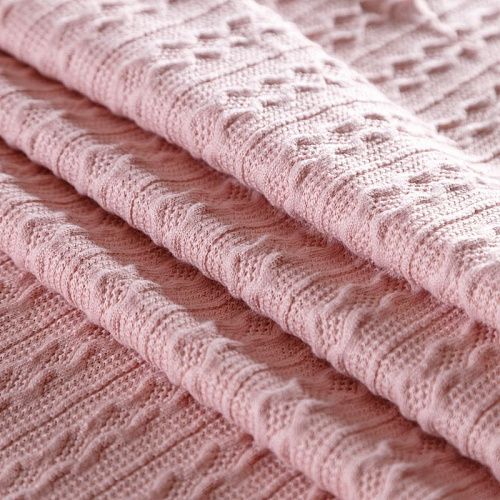 Трикотаж вязаный 056-10235 пудрово-розовый