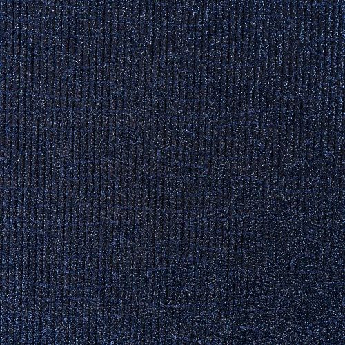 Трикотаж-гофре с пайетками 056-09128 сапфировый однотонный