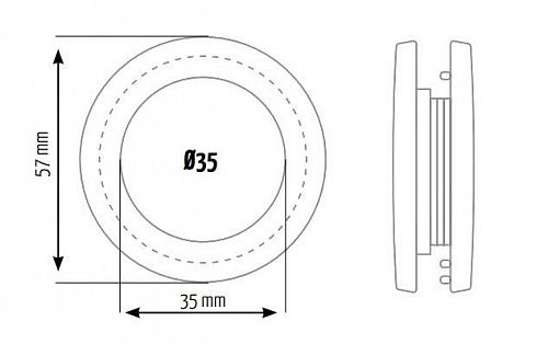 Люверсы d 35мм с многоуровневым замком цвет 18 светлый антик 109-35-МЗ/18
