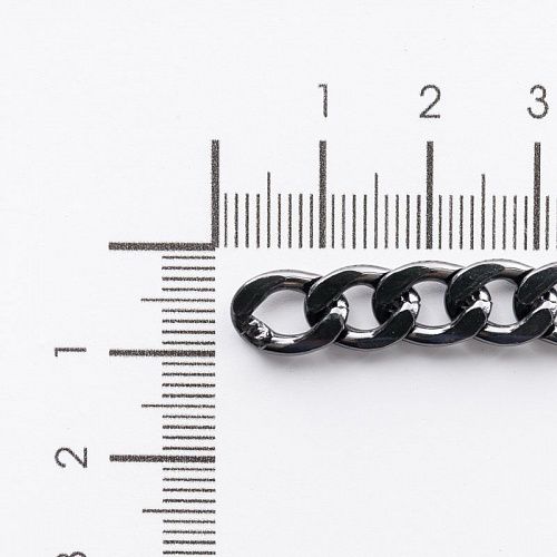 Цепь декоративная 8 мм металл 34-8-под никель 