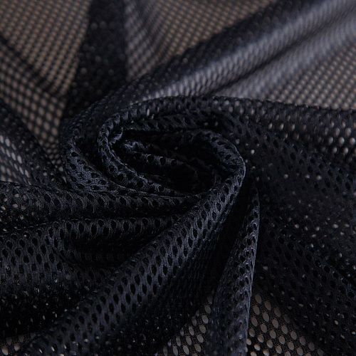 Сетка 050-16587 черный однотонный