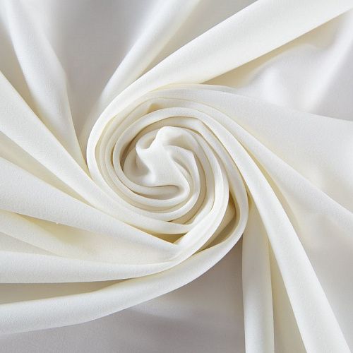 Трикотаж 056-19768 молочный однотонный