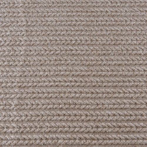 Трикотаж вязаный 056-11853 бежевый однотонный