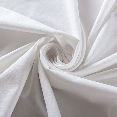 Ткань костюмная 025-01966 белый однотонный