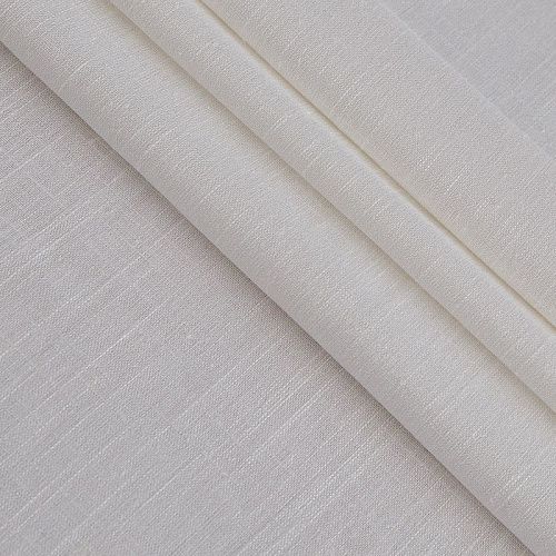 Лен-вискоза 035-17496 молочный однотонный