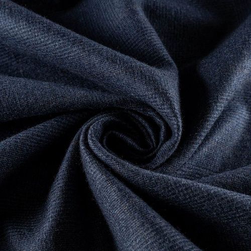 Кашемир 2-х сторонний К32-623 сине-черный принтованный