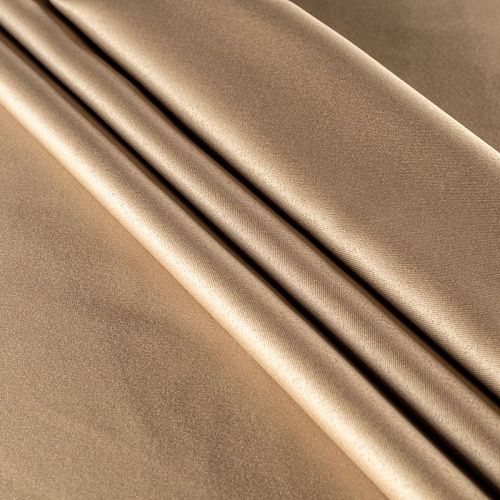 Ткань портьерная блэкаут h-295 см 10-02-00495 золотисто-бежевый однотонный