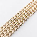 Цепь декоративная 4 мм металл 158-4-под золото 