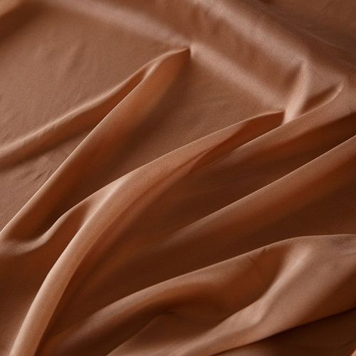 Ткань подкладочная стрейч 045-11165 бежевый однотонный