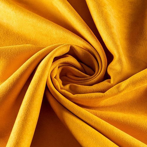 Замша портьерная h-300 см 13-02-00457 мандариновый однотонный