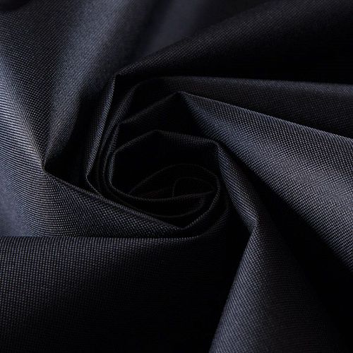 Ткань плащевая оксфорд 042-13241 черный однотонный