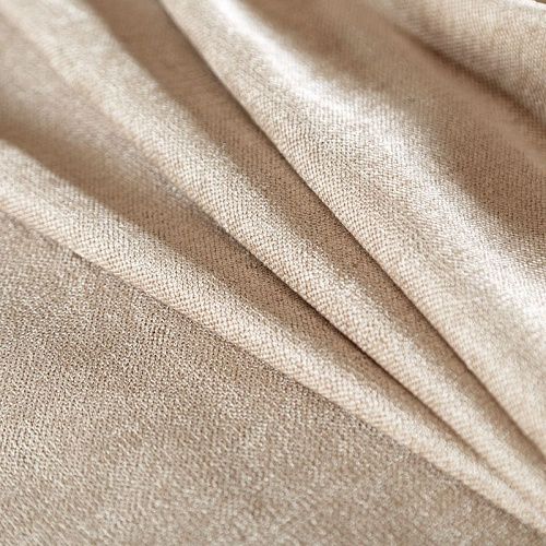 Ткань портьерная шенилл h-300 см 21-02-04686 соломенный однотонный