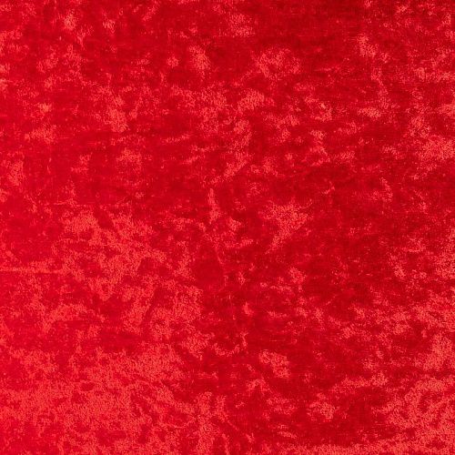 Бархат крэш К33-657 красный однотонный