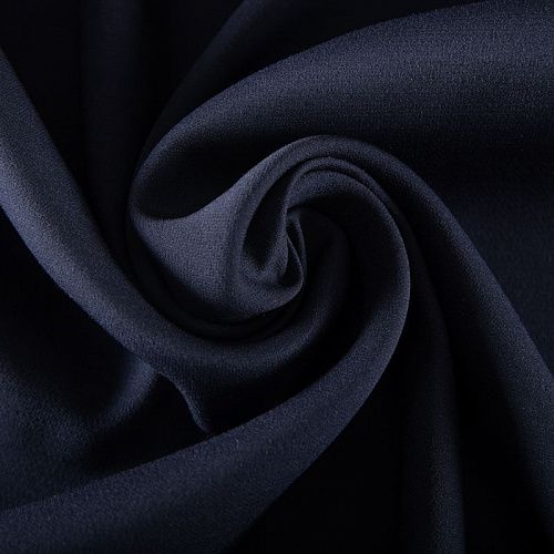 Креп стрейч Valentino 026-19822 черный однотонный