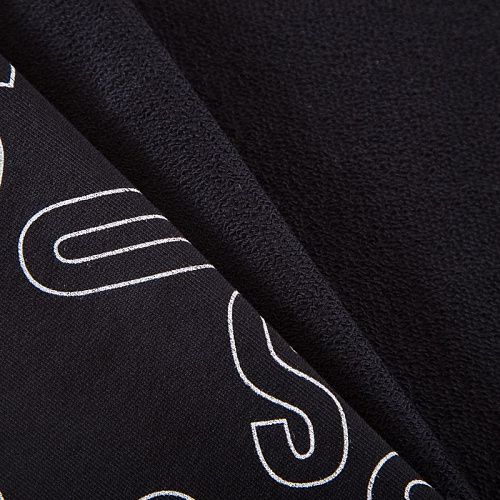 Футер 3-х нитка Moschino 062-19296 черный принтованный