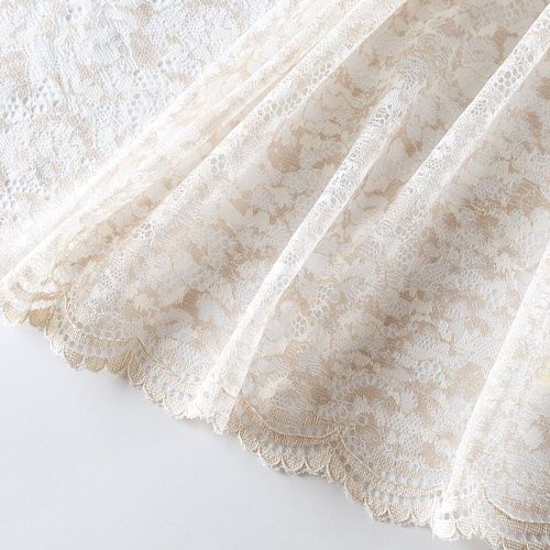 Тюль жаккардовый h-300 см 02-01-09075 бежево-молочный