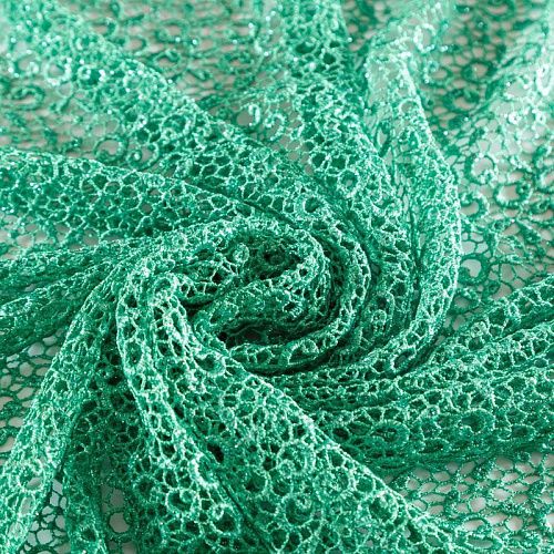 Гипюр-макраме К12-664 светло-зеленый