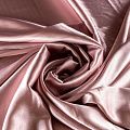 Креп-сатин К33-396 розовый антик однотонный