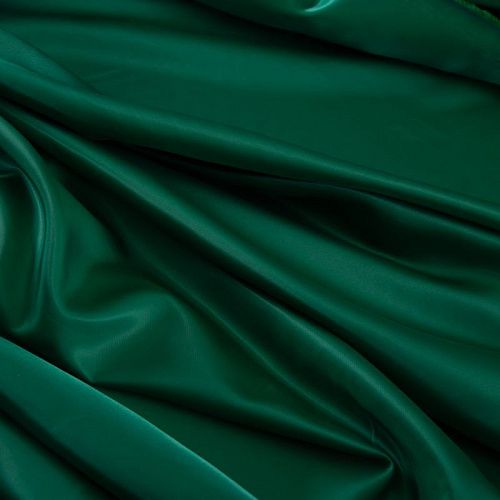 Ткань подкладочная 045-18909 изумрудный однотонный
