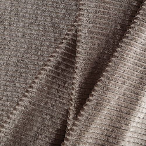 Вельвет 008-05858 серо-коричневый однотонный