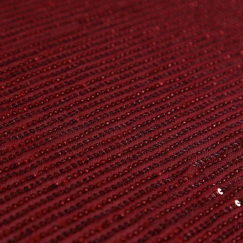 Пайетки на сетке 055-17898 вишневый