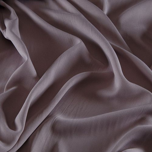 Твил-штапель 069-12802 серо-бежевый однотонный