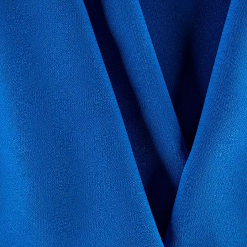 Габардин К33-825 васильковый однотонный