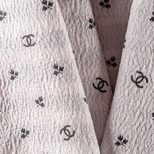 Жаккард К15-527 серебристо-розовый