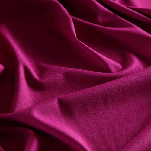 Ткань костюмная стрейч 025-15235 темная фуксия однотонный