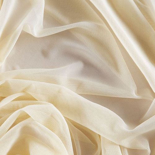 Сетка трикотажная 050-15627 ванильный однотонный