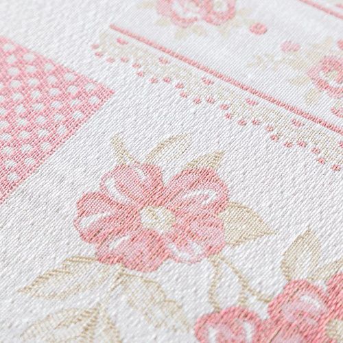 Ткань портьерная жаккард Т472-02-16 молочно-розовый 