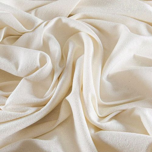 Трикотаж с люрексом 056-12092 сливочный