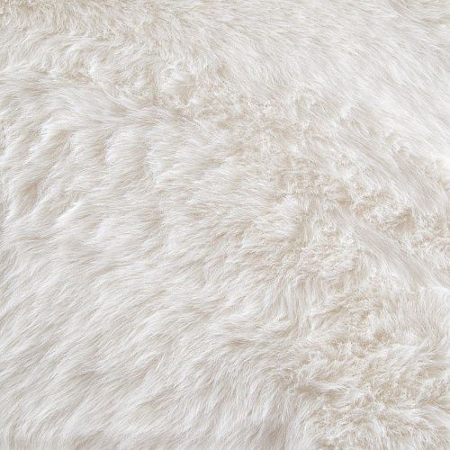 Мех искусственный 037-15249 молочный однотонный