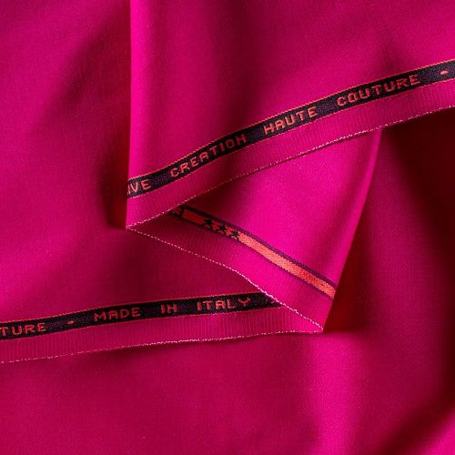 Ткань костюмная К29-478 фуксия однотонный