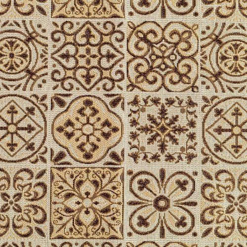 Гобелен гостиный 513-02-45 бежевый изразцы