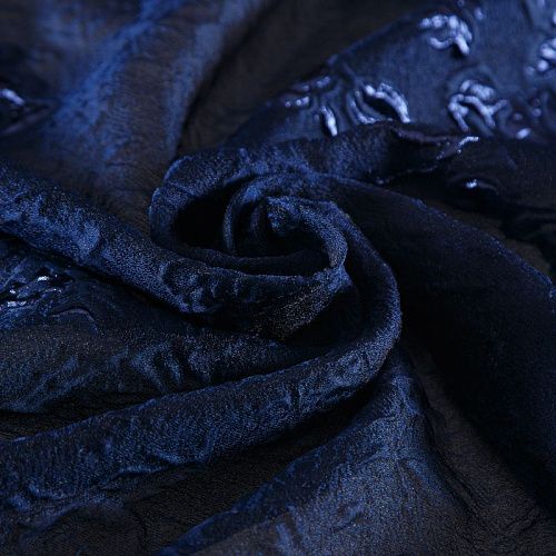 Органза с 3D узором Blumarine 039-19135 сапфировый