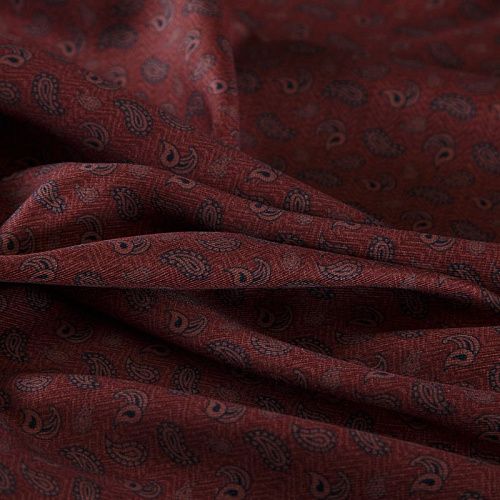 Шерсть плательная Etro 066-19090 винный принтованный