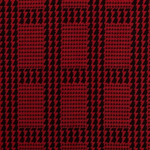 Твил-штапель К34-014 красно-рубиновый принтованный