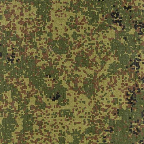 Коттон камуфлированный К37-001 зеленый принтованный