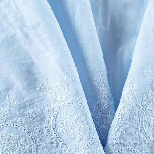 Шитье 067-08156 голубой однотонный